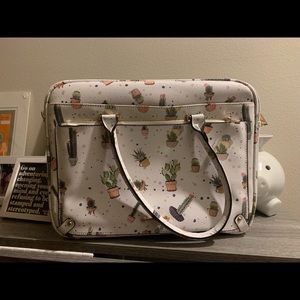 Parfois Cactus Laptop Bag with strap - 15in